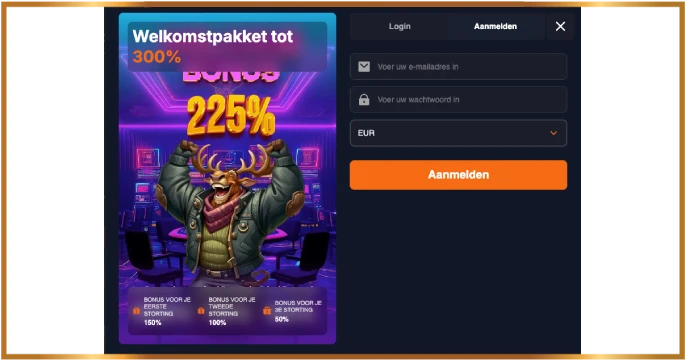Lucky Lion Casino Registratie banner